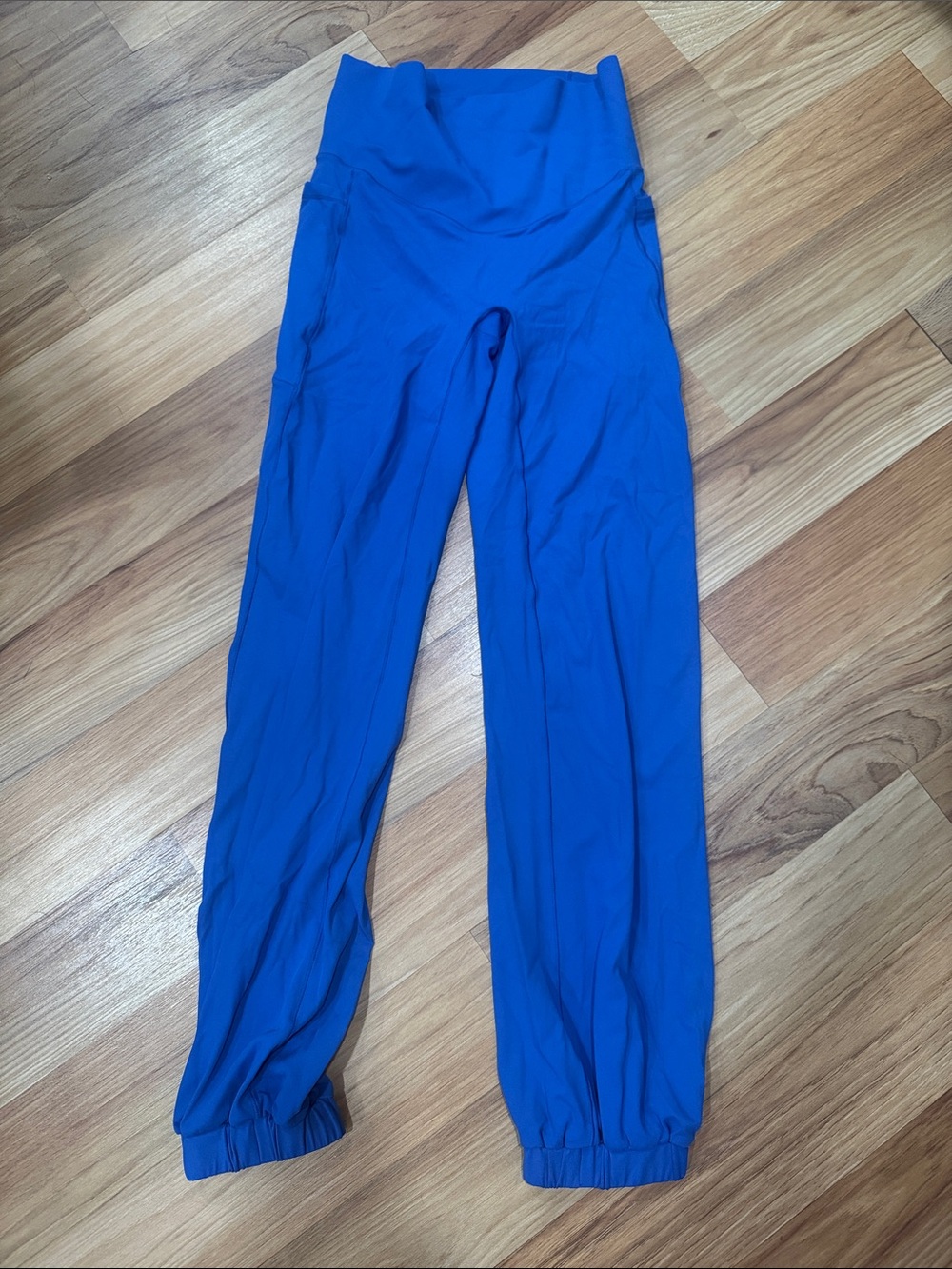 HALARA Royal Blue High-Waist Legging-Track Joggers